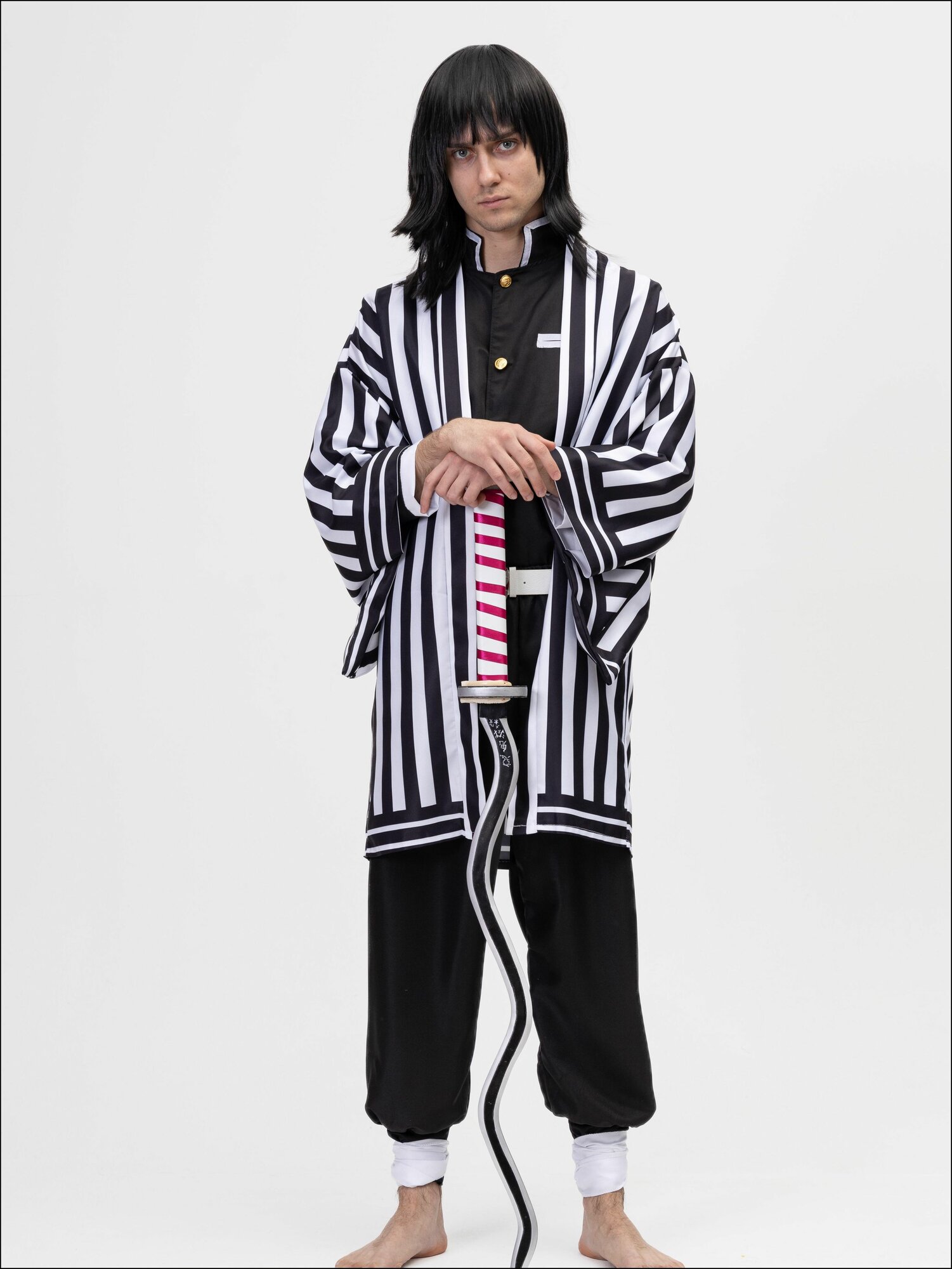 Костюм Игуро Обанай для косплея / Клинок рассекающий демонов/ Demon Slayer /-KAWAKAWA