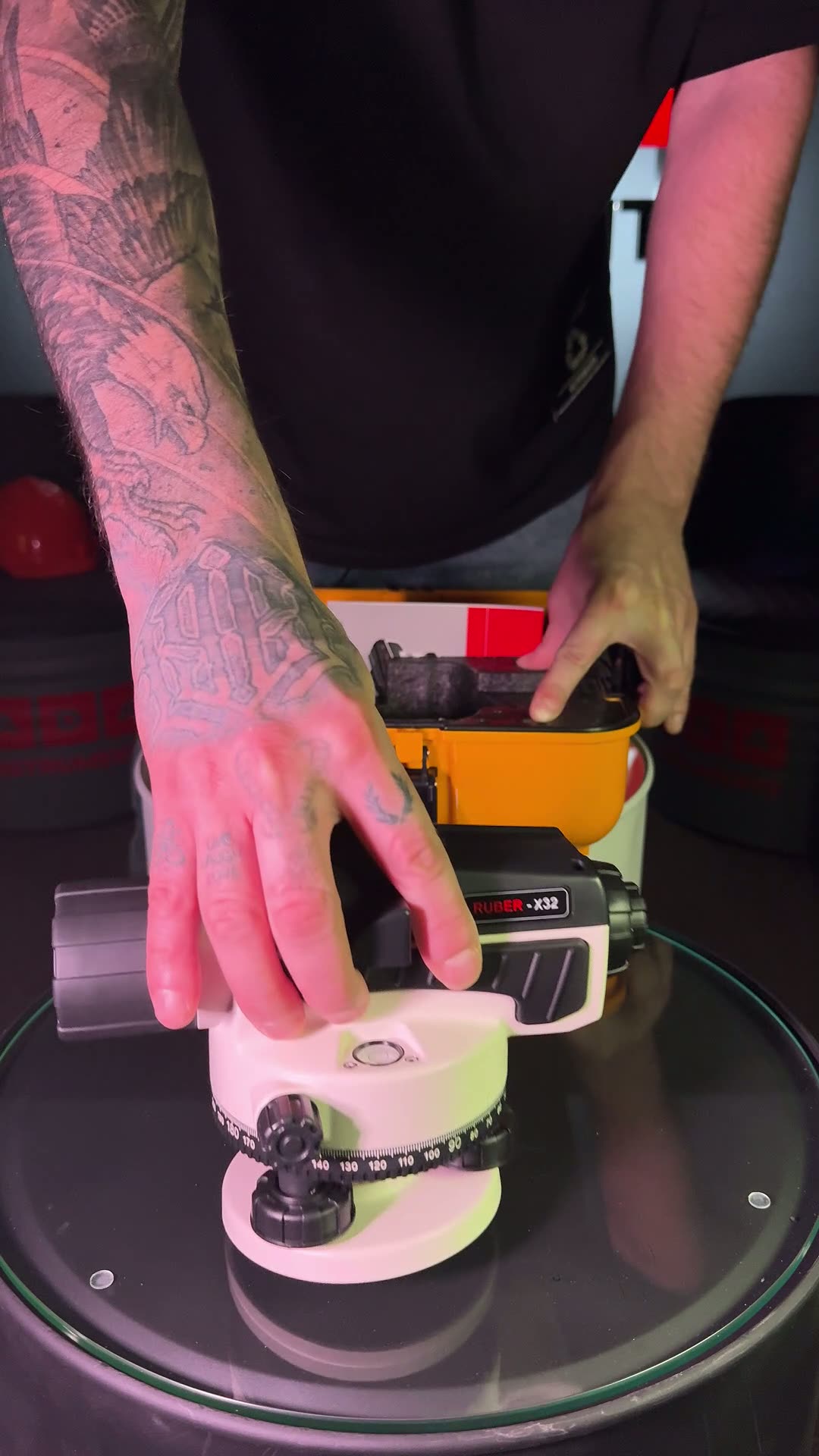 Нивелир оптический ADA RUBER-X32, комплект юстировочных инструментов в комплекте — фото 1