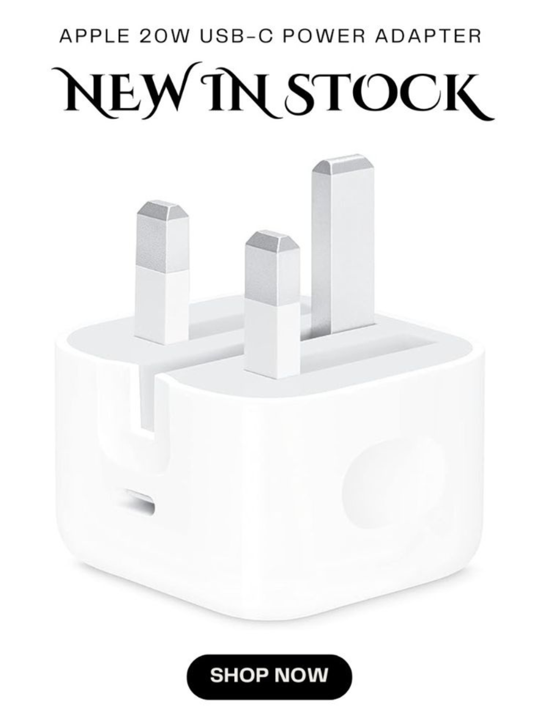 Зарядное устройство 20W + кабель Type-C – Lightning для iPhone — фото 1