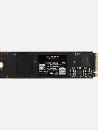 Изображение товара Внутренний SSD диск WD Black SN7100 1000GB, M.2 (WDS100T4X0E)