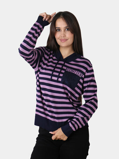 Свитер размер One Size, , сиреневый — фото 1