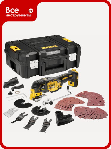 Изображение товара Аккумуляторный реноватор Dewalt DCS356NT, 18 В, 20000 кол/мин, без АКБ и ЗУ, в кейсе TSTAK DCS356NT-XJ, применяется
