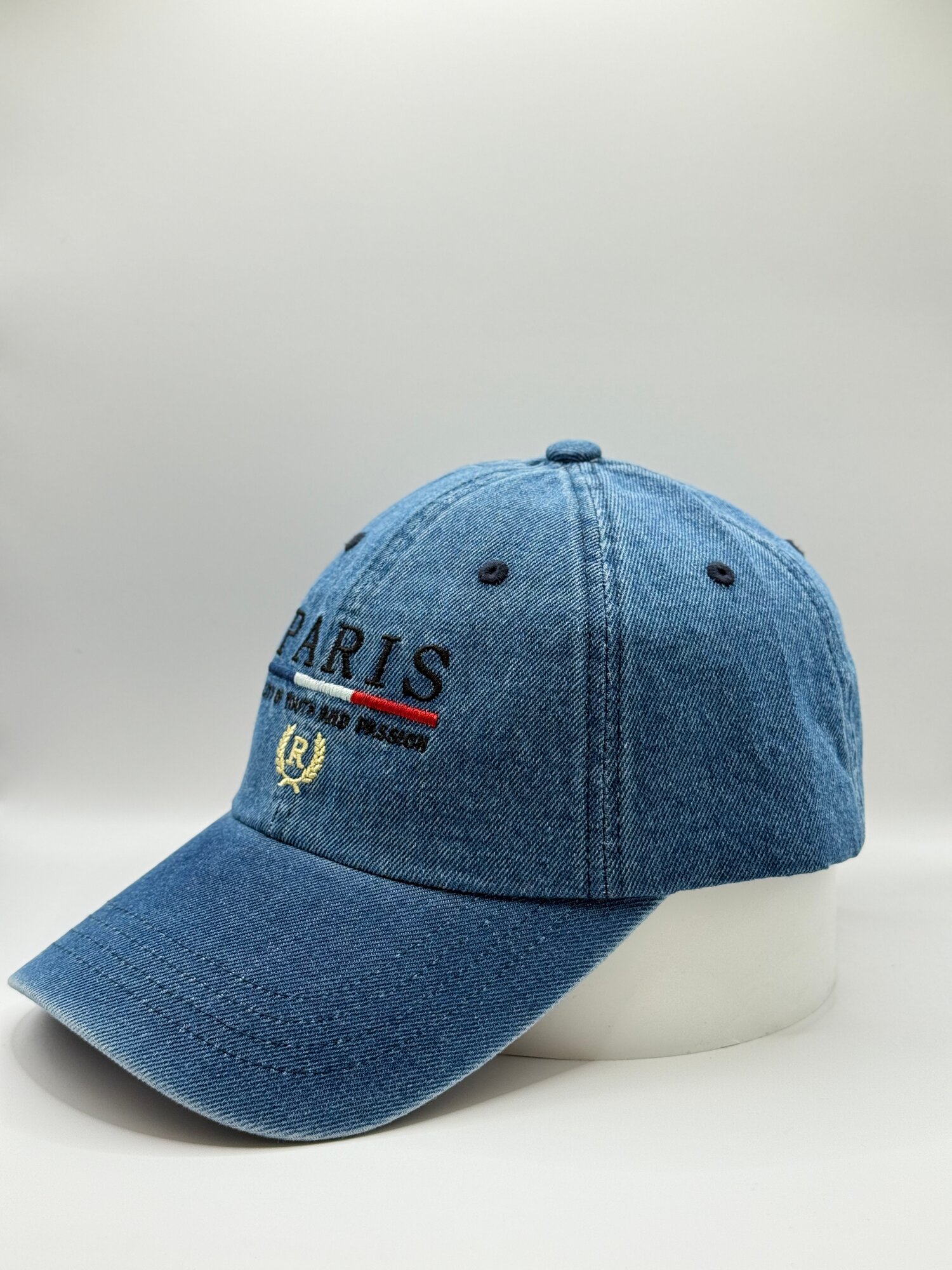 Кепка Paris кепка Paris для взрослых и детей, размер OneSize, джинсово-голубой
