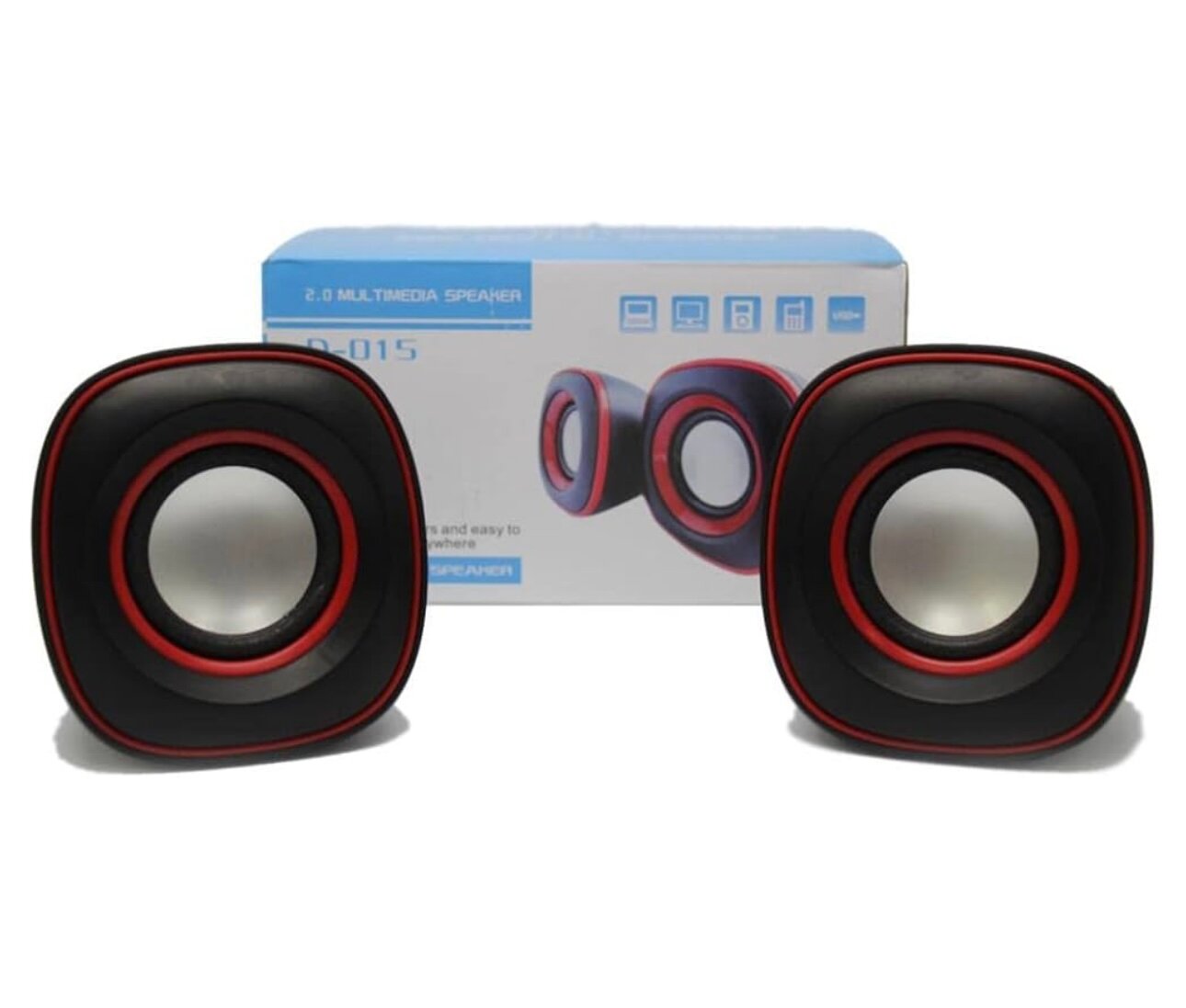 Колонки мультимедийные 2.0 для компьютера , ноутбука multimedia speakers