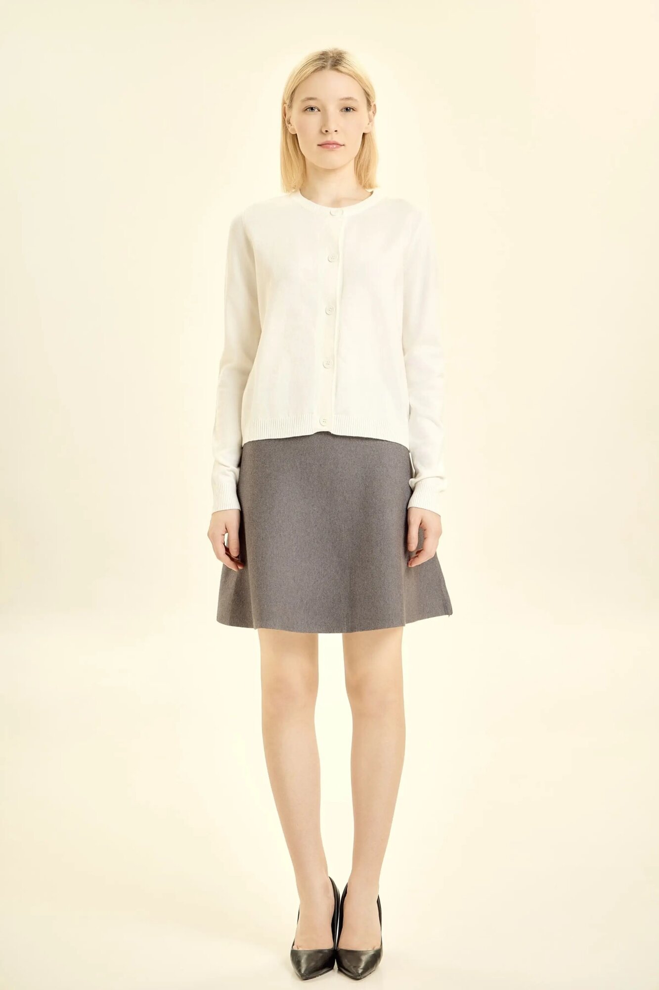 Кардиган Selfie, размер M, белый — фото 1