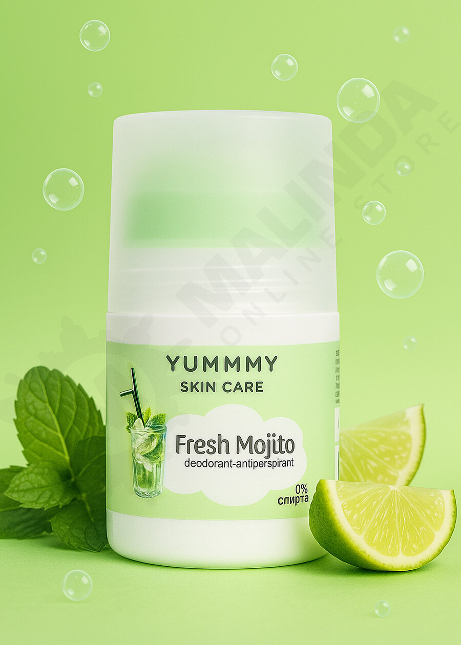 YUMMMY Дезодорант- антиперспирант шариковый Мохито 50 мл