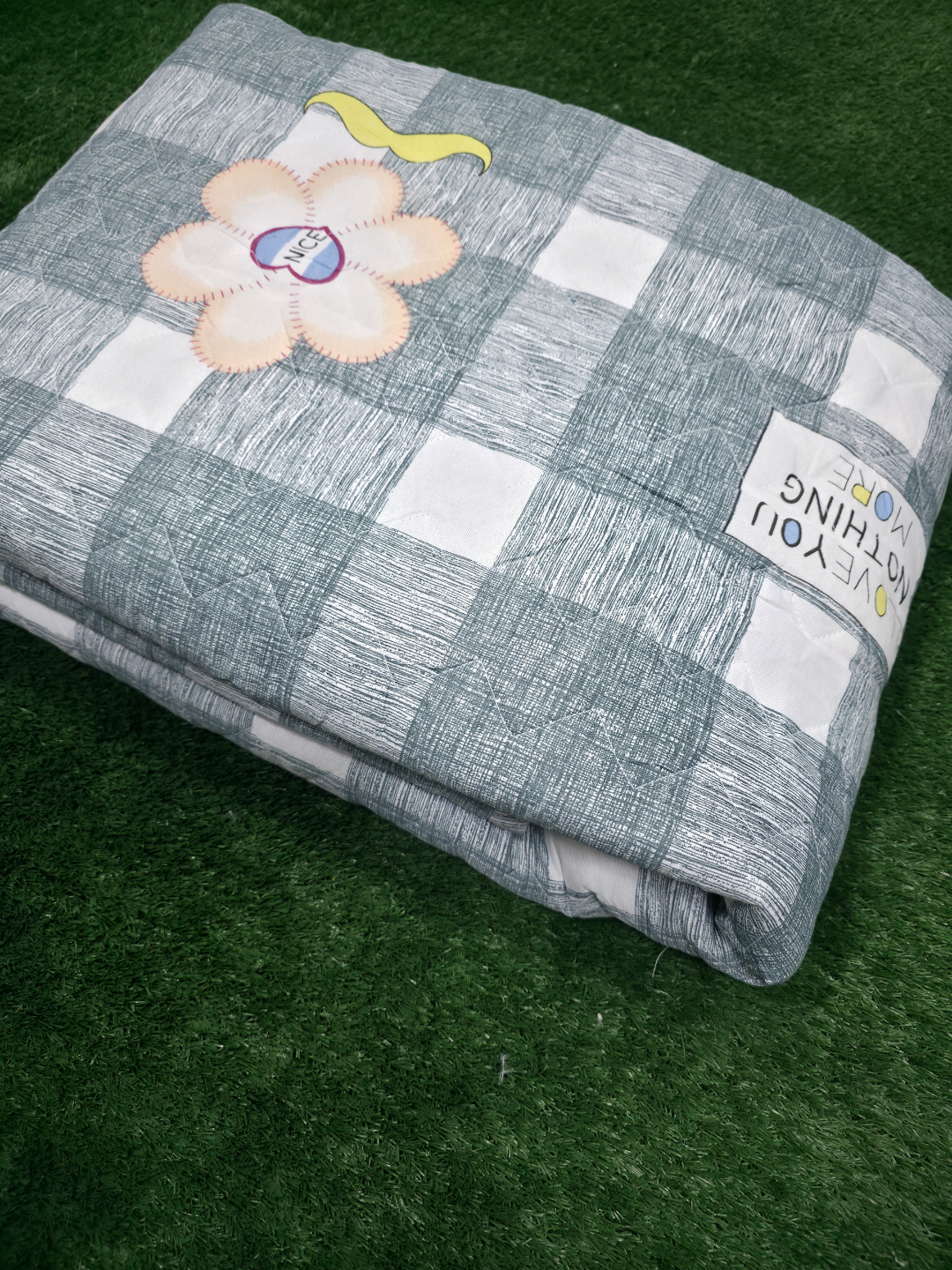 Хлопковое одеяло, 210/150 см наполнитель 100% хлопок, всесезонное — фото 1