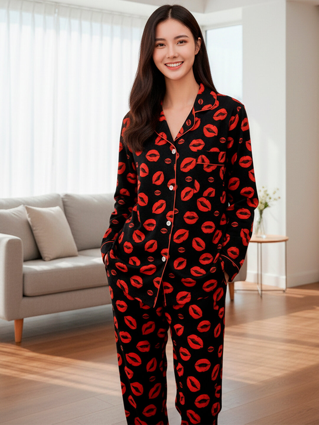 Пижама для кормящих мам Pijama-Jenskiy-Viskoza