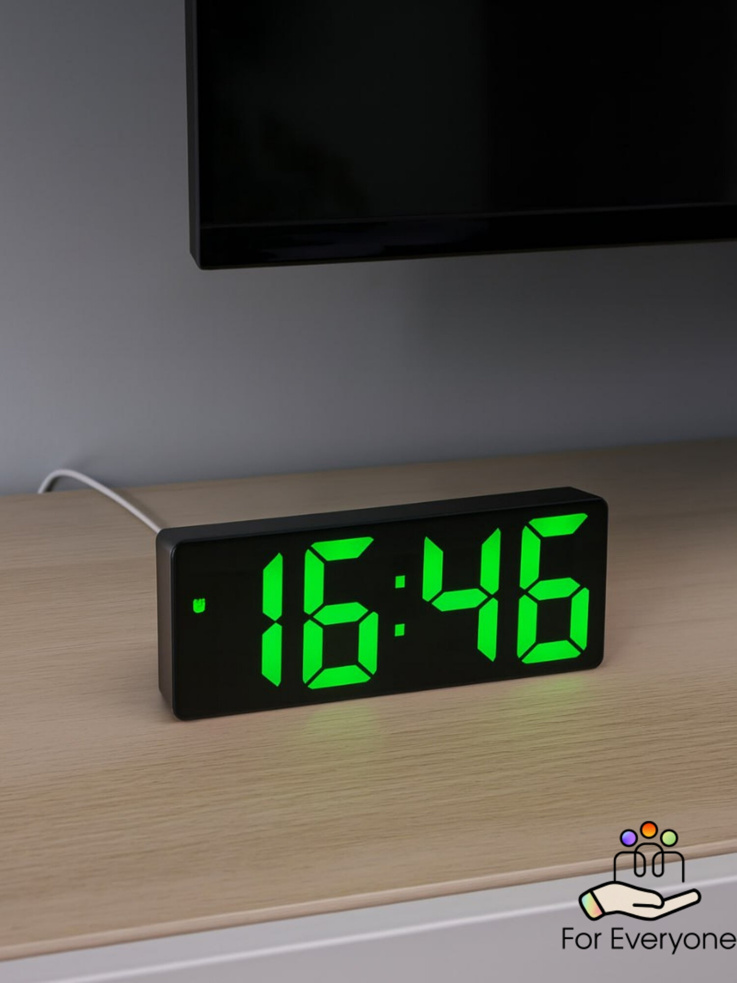 Электронные настольные часы космос 0712 с будильником термометром и календарем