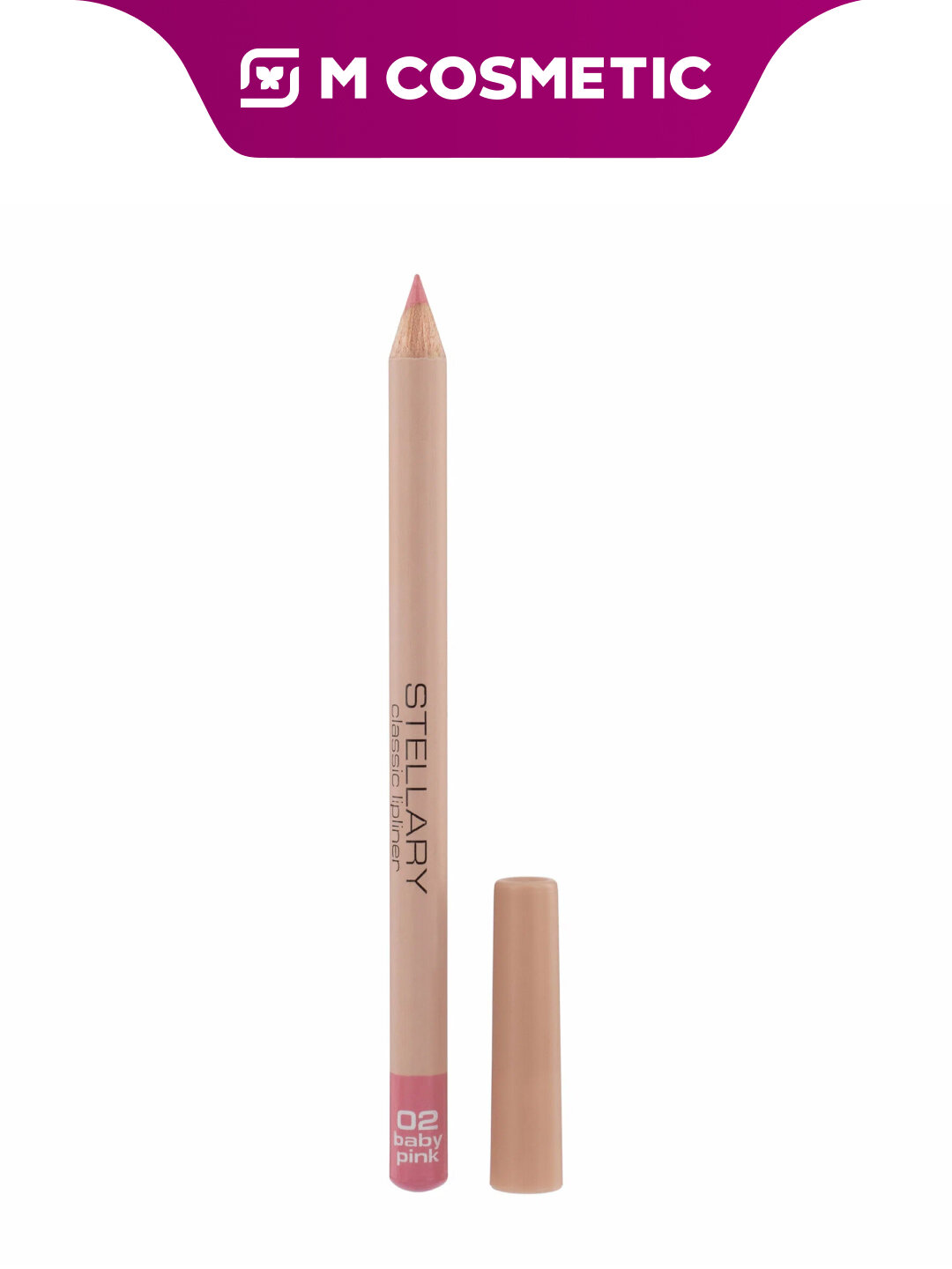 STELLARY Карандаш для губ №02 роз 1,35г