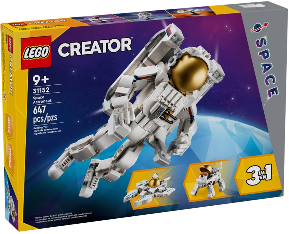 Конструктор LEGO Creator 31152 Space Astronaut, 647 дет.