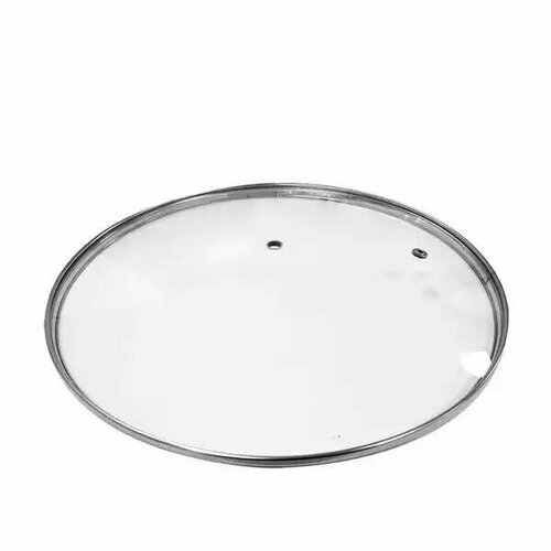 Крышка для сковороды стеклянная без ручки 32 см