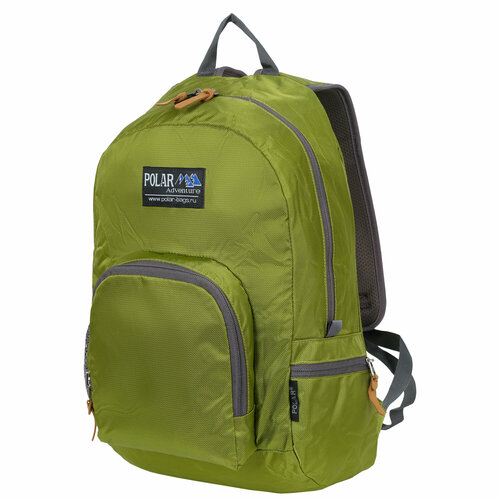 Городской рюкзак POLAR П2102, зелёный рюкзак polar п1956 18 khaki