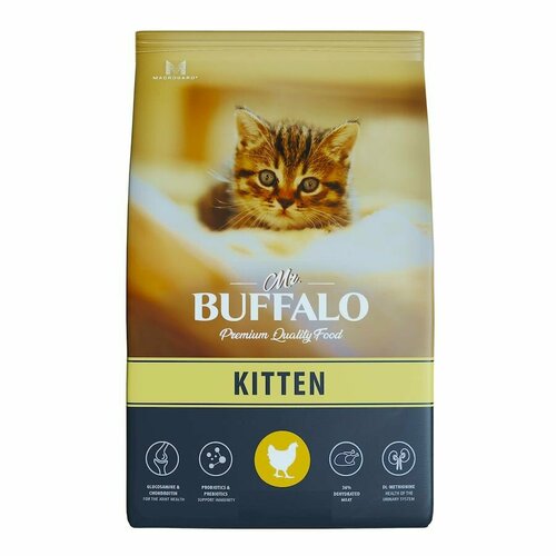 Mr.BUFFALO KITTEN Сухой корм для котят Курица