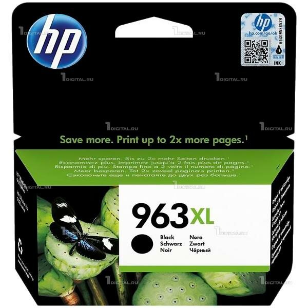 Картридж HP 3JA30AE (963XL) Black черный для OfficeJet Pro 9010/9013/9020/9023 (2K)