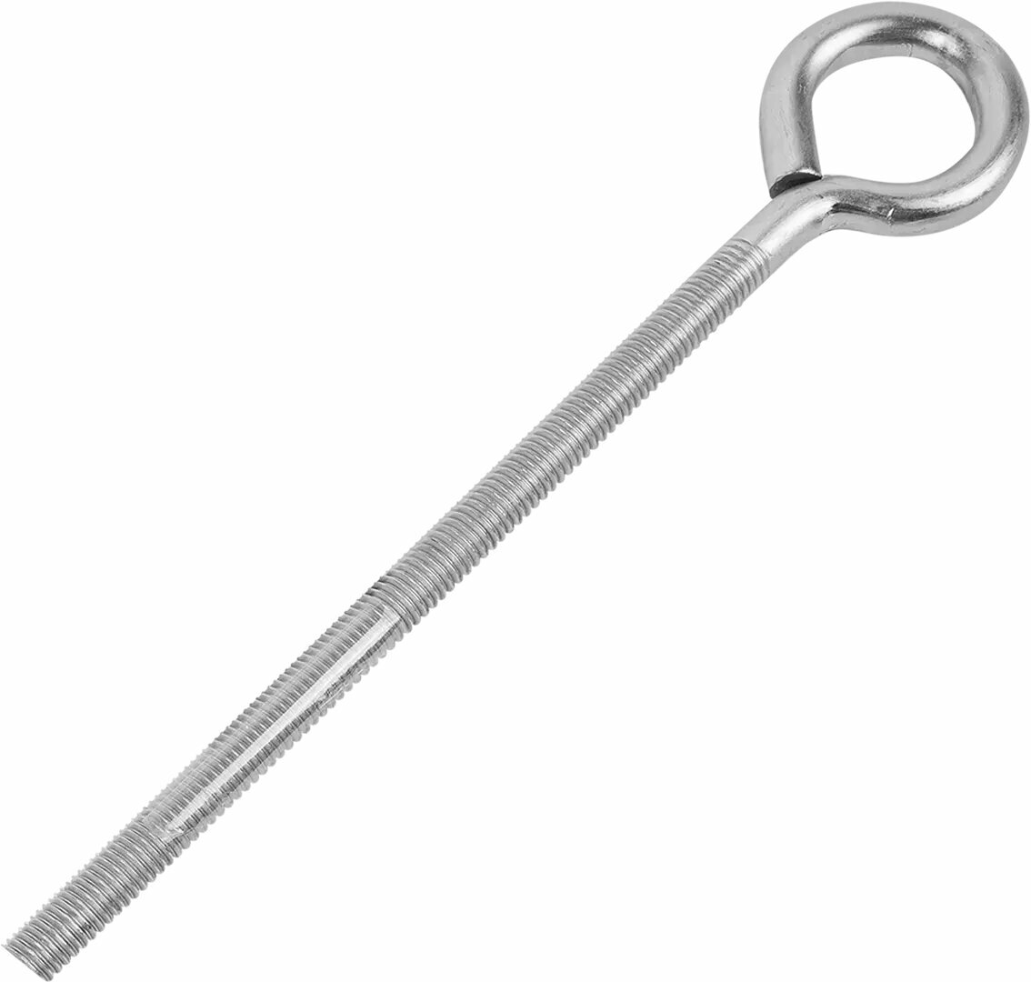 фото Винт-кольцо Стройбат М12x160 мм с метрической резьбой оцинкованное