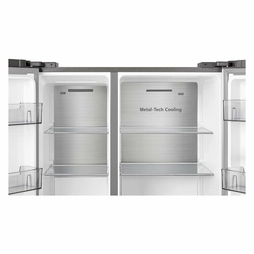 Холодильник (Side-by-Side) Hisense RS840N4AIF холодильник двухкамерный beko gn163120zw no frost side by side инверторный белый