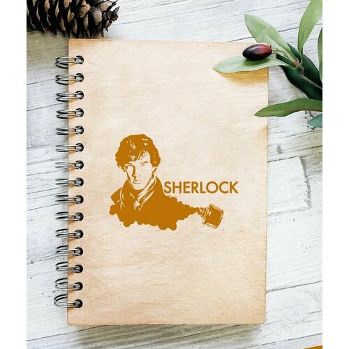 Скетчбук деревянный Шерлок, Sherlock №2 скетчбук в твердом переплете шерлок sherlock 2