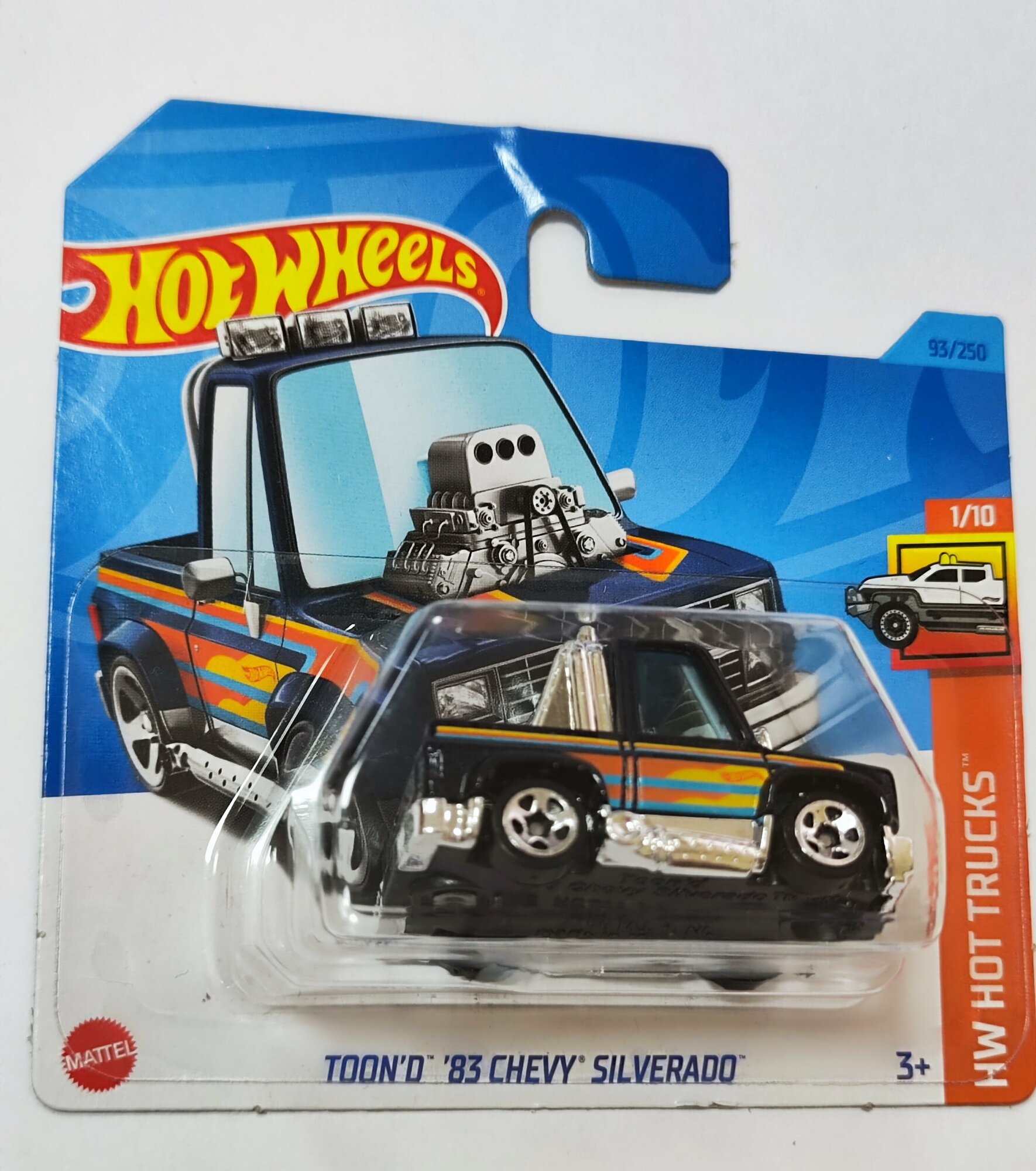 Hot Wheels Машинка базовой коллекции TOON`D `83 CHEVY SILVERADO 5785/HKK57