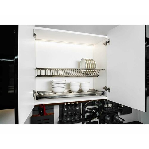 Сушка 2-х уровневая Firmax Smartline в базу 900 мм, нержавеющая сталь