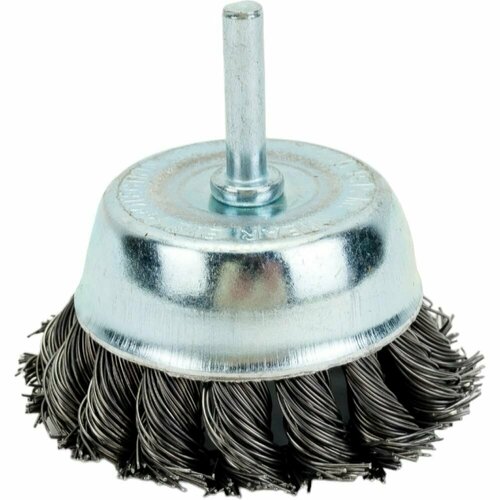 Щетка для дрели чашка крученая 65 мм VIRA