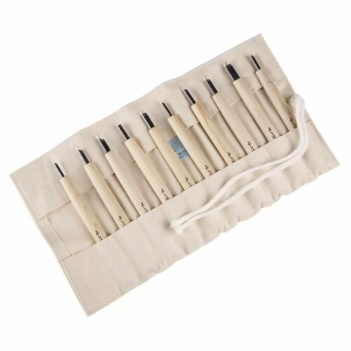 Набор для резьбы по дереву из Японии W-10 + нож косяк PS-120 Yoshiharu