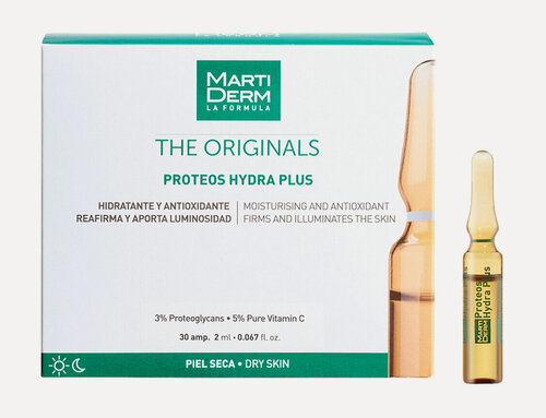 Изображение товара MARTIDERM The Originals Proteos Hydra Plus Ампулы для лица «Протеос Гидра Плюс», 30x2 мл