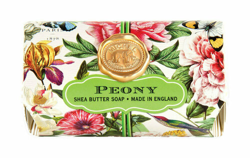 Мыло в бумажной обертке Michel Design Works Peony Shea Butter Soap
