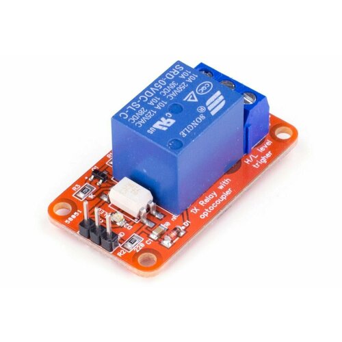 Релейный модуль с опторазвязкой 5В 10A 1 канал 282₽