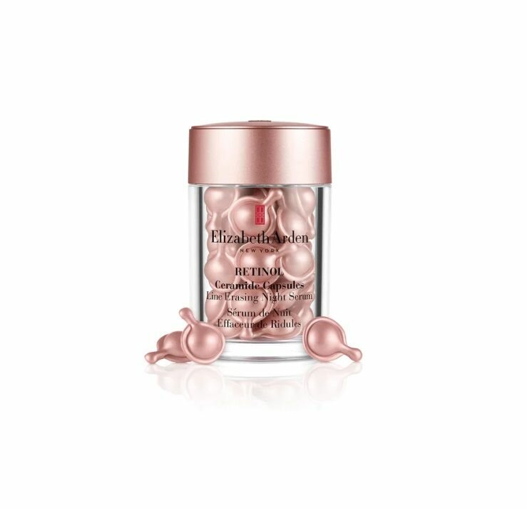 ELIZABETH ARDEN RETINOL CERAMIDE CAPSULES LINE ERASING NIGHT SERUM/ Ретинол-церамидная антивозрастная ночная сыворотка (средство в капсулах) 60 капсул (Тecтеp)