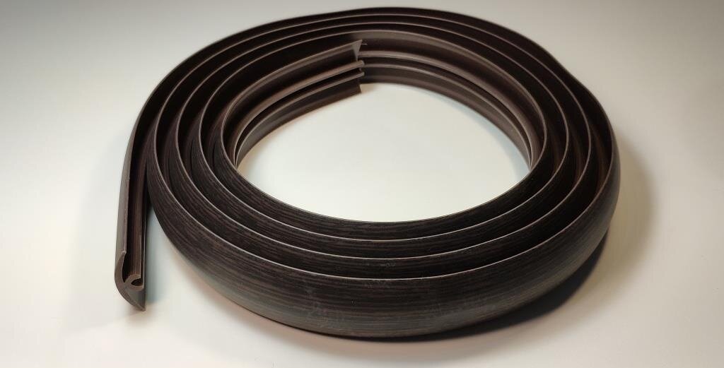 фото Порог гибкий 50мм, длина -3м. Венге линум 252