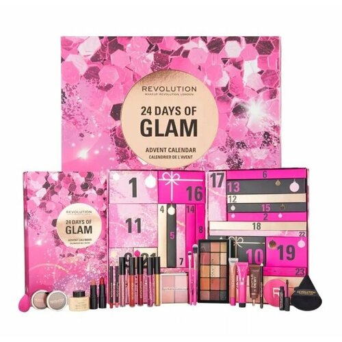 подарочный набор makeup revolution 24 days of glam advent calendar 24 шт Advent calendar Revolution