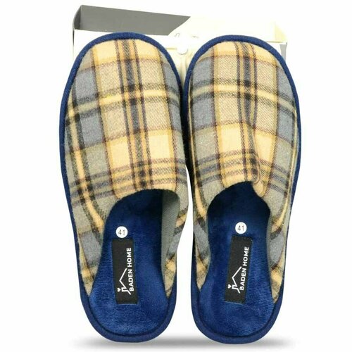 фото Тапочки baden, размер 44, коричневый