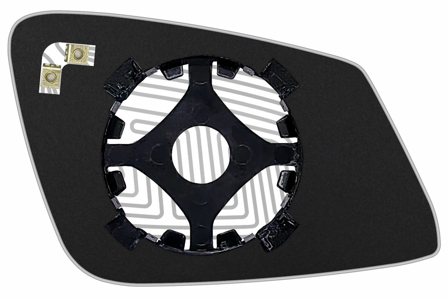 Элемент зеркала BMW 3 F30 c 2011 по 2016 левый асферический c обогревом 99331106