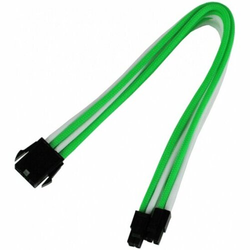 аксессуар удлинитель nanoxia 8 pin eps 30cm blue nx8pv3eb Удлинитель Nanoxia 8-pin EPS, 30см, зеленый/белый (NX8PV3EGW)