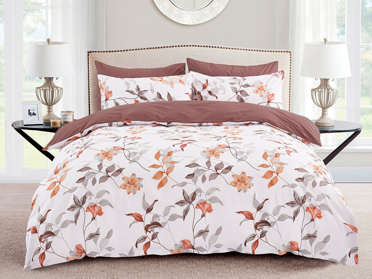 Cleo Pure Cotton, пододеяльник 145х215х1, простыня 150х220х1, наволочки 70х70х2