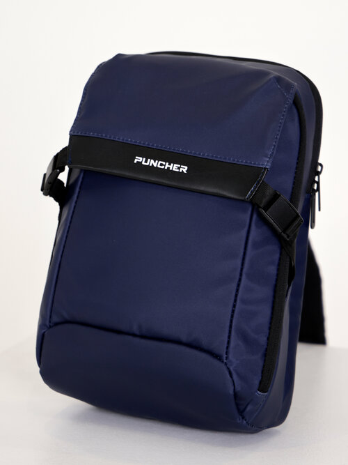 Сумка кросс-боди PUNCHER 1012Сумка-рюкзак, слинг, темно-синий, синий