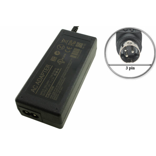 1648819 1078883 ремень привода каретки epson tm u950p tm u950 tm 930 Адаптер (блок) питания 24V, 2.5A, 60W, DIN 3pin (ADPV20B, PS60A-24A, PS60A-24B), для принтеров с термопечатью Epson, XPrinter и др.