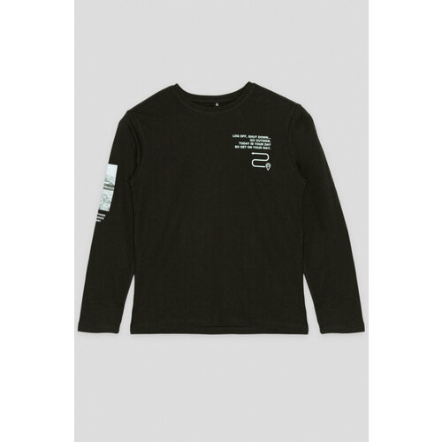 фото Лонгслив reporter young, размер 170, черный