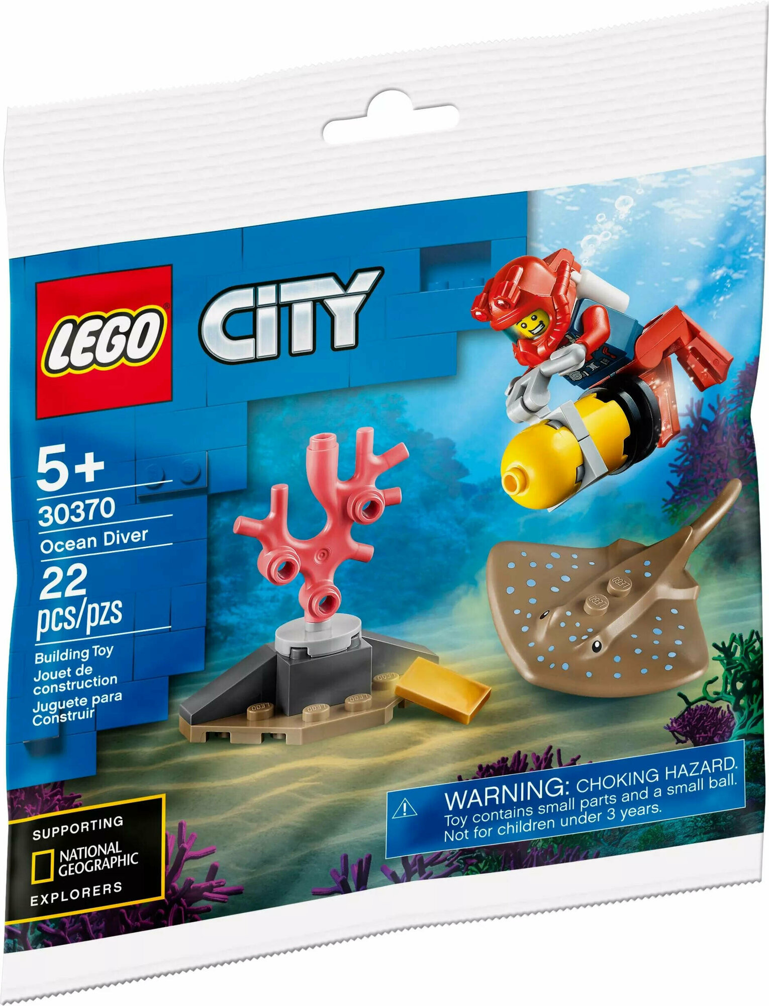 LEGO City 30370 Океан: дайвингист