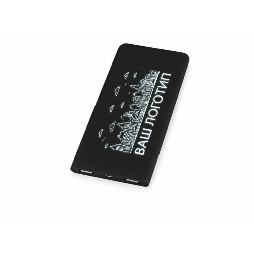 Портативное зарядное устройство с подсветкой логотипа Faros soft- touch 4000 mAh 5910907 258100₽