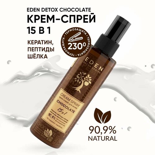 Крем-спрей для волос 15 в 1 несмываемый EDEN DETOX 200 мл