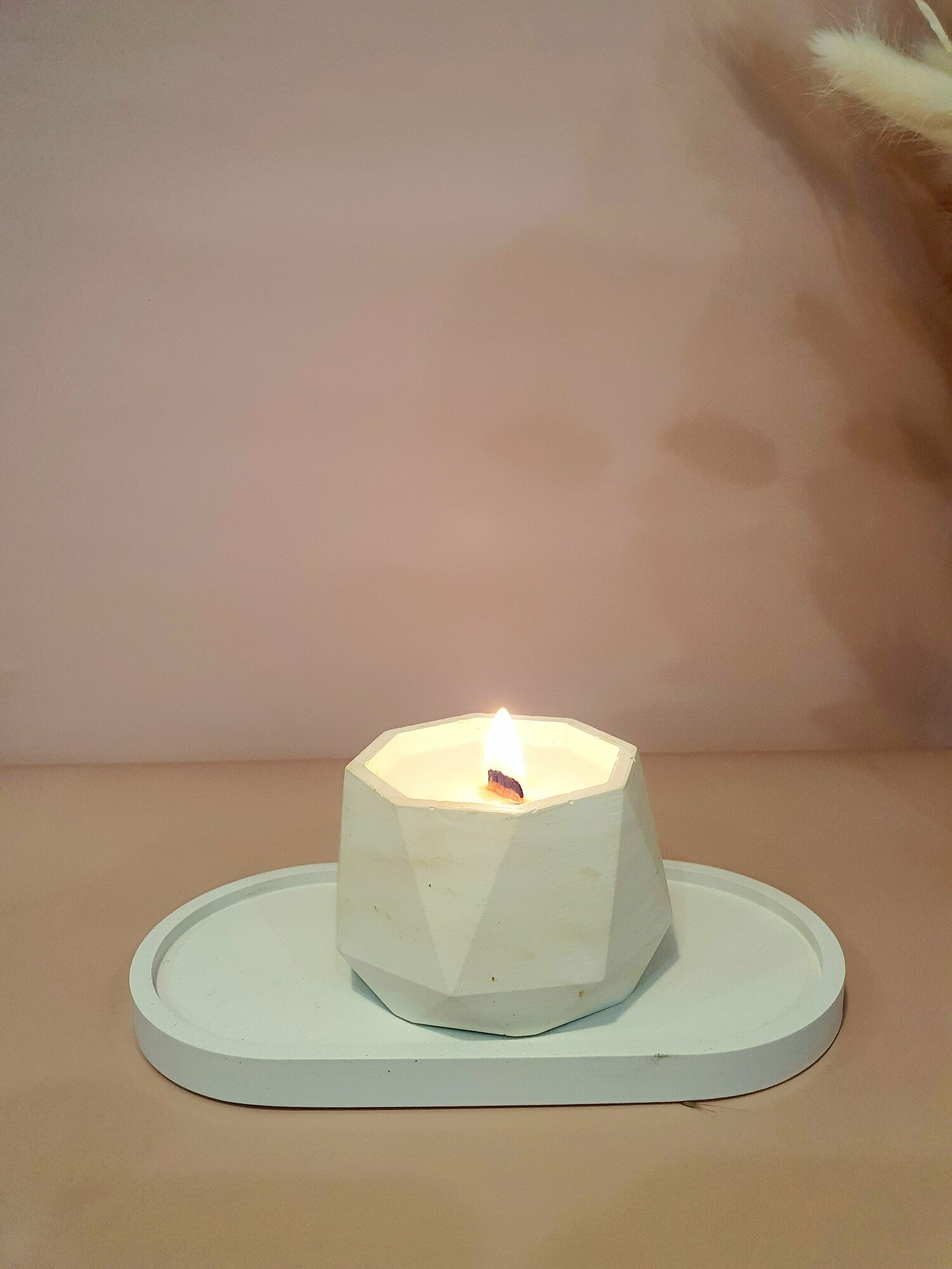 Подставка для ароматических свечей, декоративный поднос, влагостойкий - фотография № 2