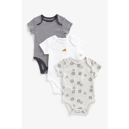 Боди mothercare, комплект из 3 шт., размер 86, черный