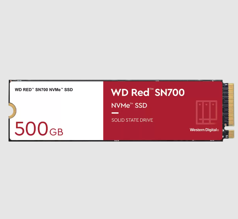 Жесткий диск SSD Western Digital M.2 2280 500GB WD Red WDC PCI-E x4, NVMe, 3430/2600 Retail WDS500G1R0C RTL