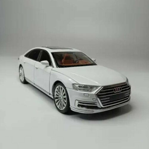 Коллекционная машинка игрушка металлическая Audi A8 с багажником масштабная модель Ауди 1:24