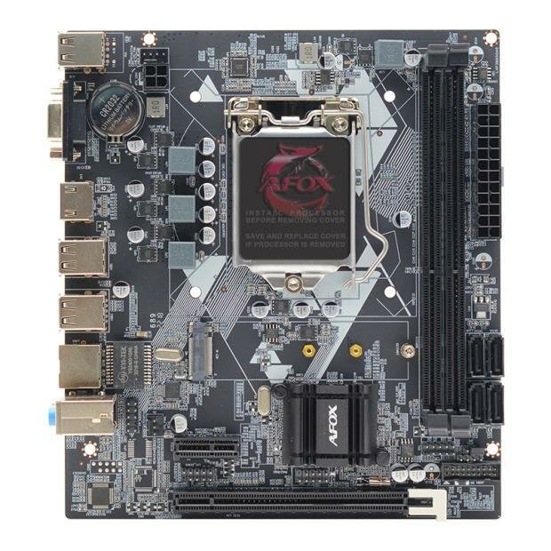 Материнская плата AFOX IH61-MA2-V3, Socket1155, Intel H61, mATX