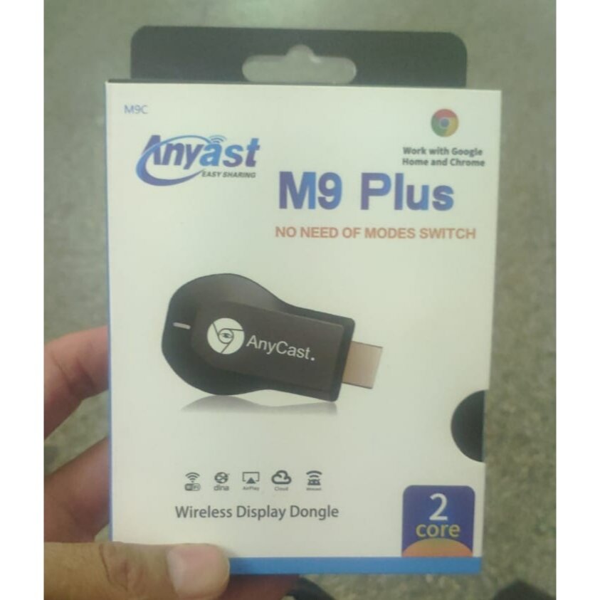 Медиаплеер ресивер беспроводной ТВ адаптер "AnyCAST M9 Plus" Display Dongle WiFi HDMI 1080P