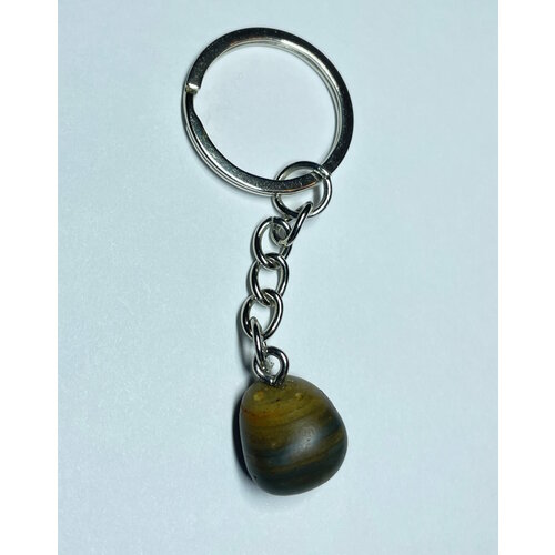 Брелок Окаменелое дерево 1.8, коричневый, бежевый