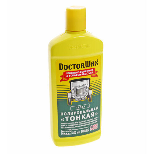 Полироль кузова абразивная мелкая 300мл DOCTOR WAX